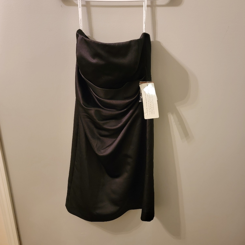 NWT David's Bridal satin bridesmaid dress. SIZE 8